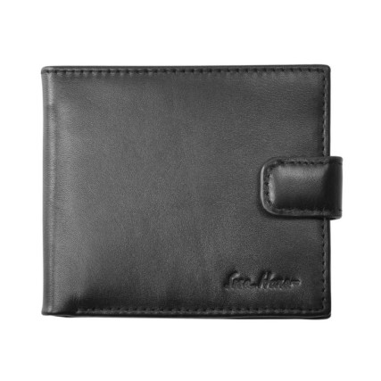 Мужское кожаное портмоне Issa Hara черное – Фото 1