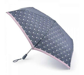 Зонт женский Fulton Open&Close Superslim-2 L711 Flower Power (Сердечки)