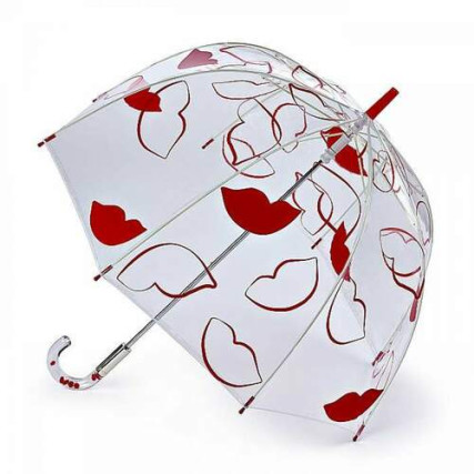 Зонт женский Lulu Guinness by Fulton L719 Birdcage-2 Fun Over Sized Lips – Фото 1