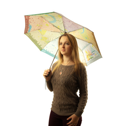 Зонт женский Fulton Brollymap L761 London Map (Карта Лондона)