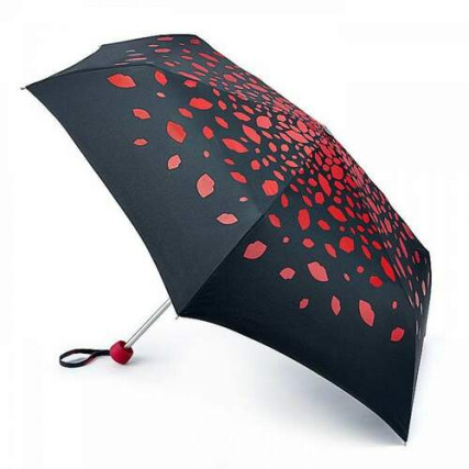 Зонт женский Lulu Guinness by Fulton Minilite-2 L869 Raining Lips – Фото 1