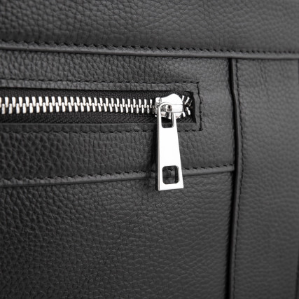 Кожаный мужской черный портфель Buffalo Bags M2019AA – Фото 4