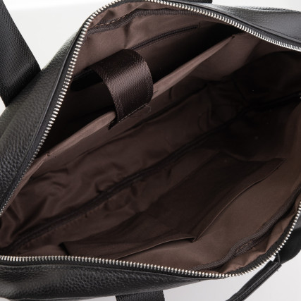 Кожаный мужской черный портфель Buffalo Bags M2019AA – Фото 5