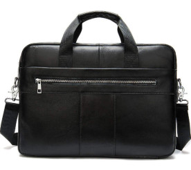 Кожаный мужской черный портфель Buffalo Bags M8523A-1