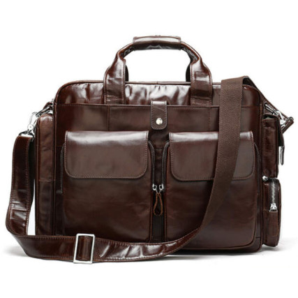 Кожаная сумка мужская коричневая Buffalo Bags M8920C – Фото 1
