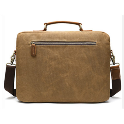 Комбинированный портфель мужской Buffalo Bags коричневый M9772C – Фото 2