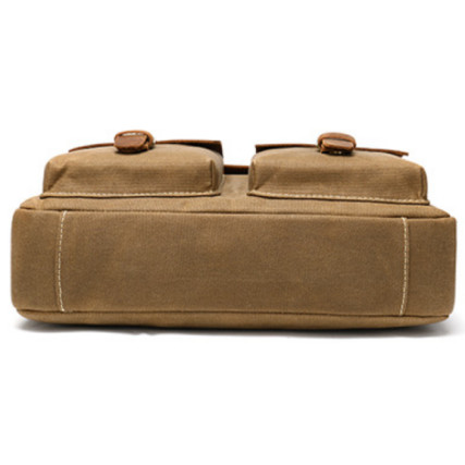 Комбинированный портфель мужской Buffalo Bags коричневый M9772C – Фото 4