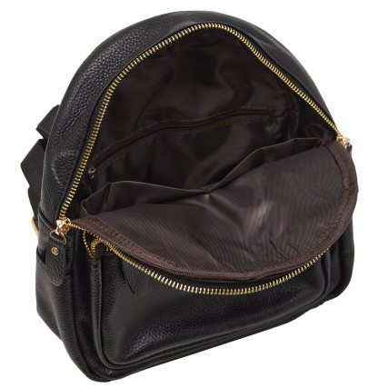 Женский кожаный рюкзак Mike Browen черный MB172black – Фото 6