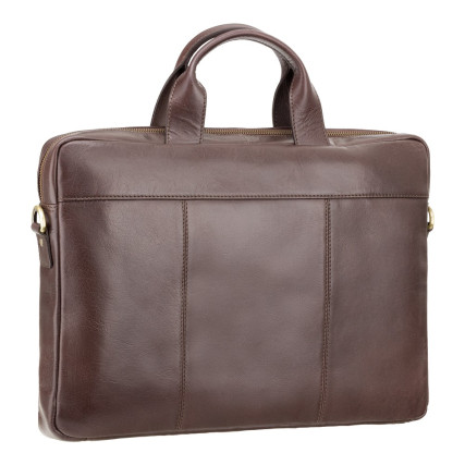 Мужской кожаный портфель Visconti (Великобритания) коричневый ML28 BRN