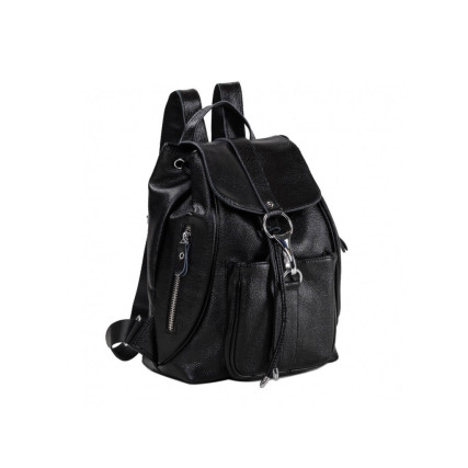 Кожаный рюкзак OLIVIA LEATHER черный NWBP27-5522A-BP – Фото 3