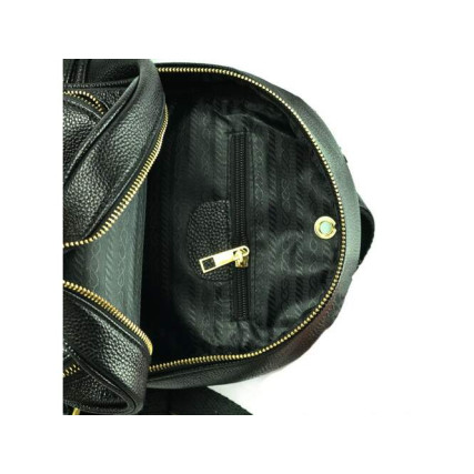 Кожаный рюкзак OLIVIA LEATHER черный NWBP27-808A-BP – Фото 2