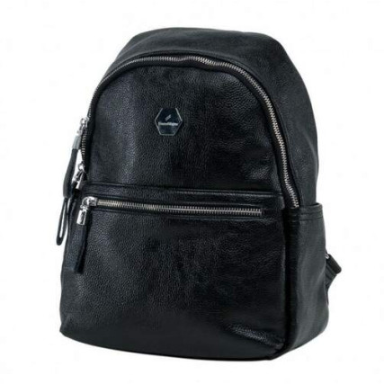 Кожаный рюкзак OLIVIA LEATHER черный NWBP27-8821A-BP – Фото 1