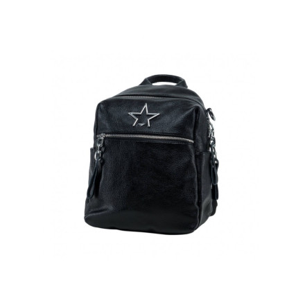 Кожаный рюкзак OLIVIA LEATHER черный NWBP27-8843A-BP – Фото 2