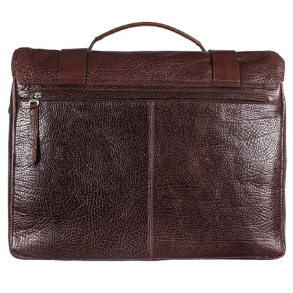 Мужской кожаный портфель Tony Bellucci коричневый 5089-896 – Фото 2