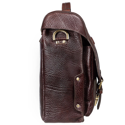 Мужской кожаный портфель Tony Bellucci коричневый 5089-896 – Фото 3