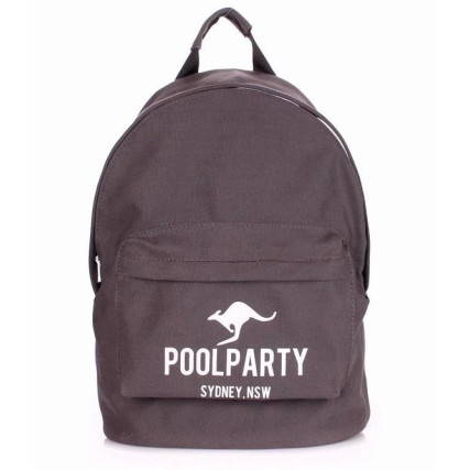 Рюкзак молодежный POOLPARTY серый – Фото 1