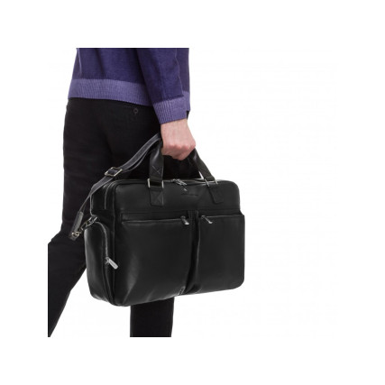 Мужская кожаная сумка RoyalBag – Фото 6