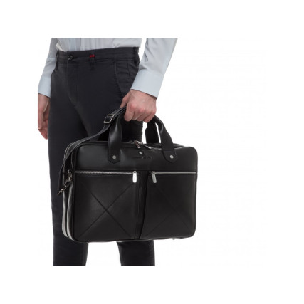 Мужская кожаная сумка RoyalBag – Фото 6