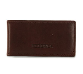 Зажим кожаный Redbrick коричневый