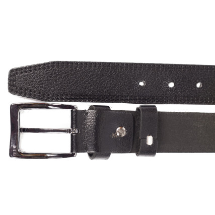 Кожаный ремень GRASS черный 3,5-3000-01 – Фото 2