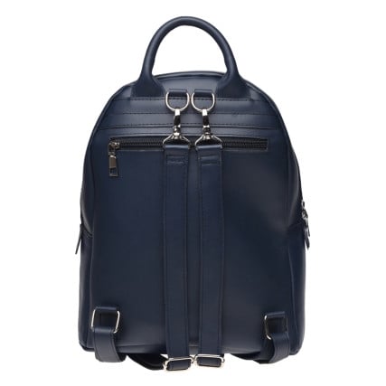 Женский кожаный рюкзак Ricco Grande синий 1L884-blue – Фото 3