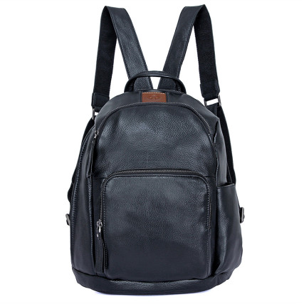 Женский кожаный рюкзак Buffalo Bags черный 2010A – Фото 1
