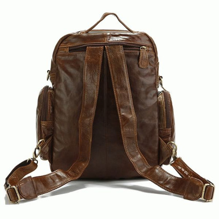 Кожаный рюкзак 2751B-1 Buffalo Bags коричневый – Фото 3