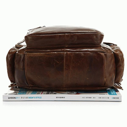 Кожаный рюкзак 2751B-1 Buffalo Bags коричневый – Фото 4