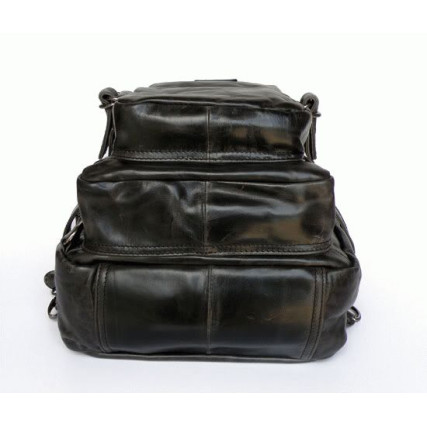 Кожаный рюкзак 7039I Buffalo Bags черный – Фото 3