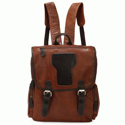 Кожаный рюкзак 7060B Buffalo Bags коричневый – Фото 1