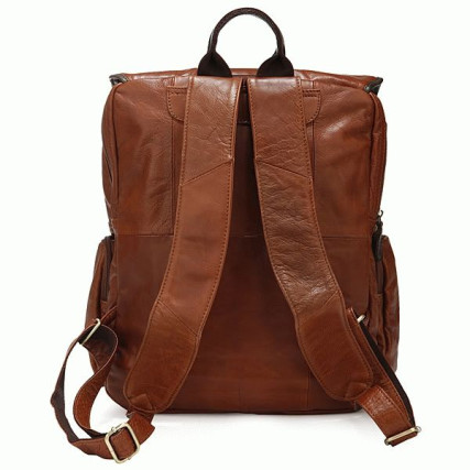 Кожаный рюкзак 7060B Buffalo Bags коричневый – Фото 3
