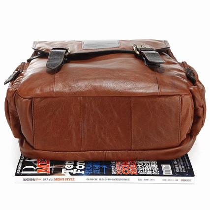 Кожаный рюкзак 7060B Buffalo Bags коричневый – Фото 4