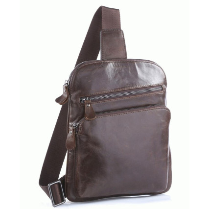 Кожаный рюкзак 7195C Buffalo Bags коричневый – Фото 2