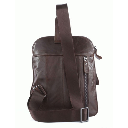Кожаный рюкзак 7195C Buffalo Bags коричневый – Фото 3