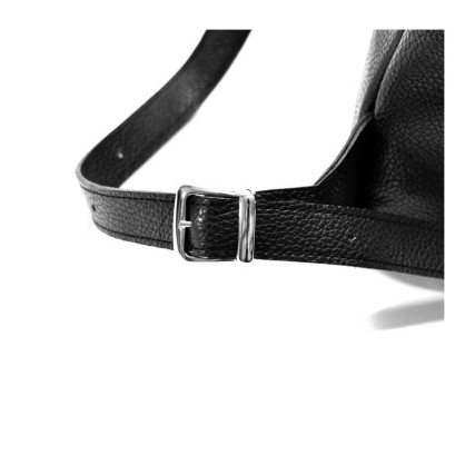 Кожаный рюкзак JIZUZ CARBON черный – Фото 4