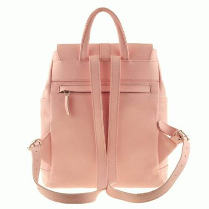 Кожаный розовый рюкзак BlankNote Олсен BN-BAG-13-barbie – Фото 8