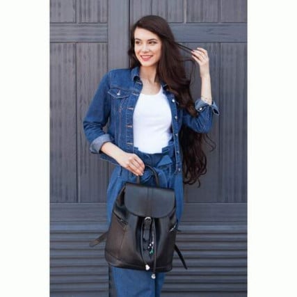 Кожаный рюкзак BlankNote Олсен черный BN-BAG-13-onyx – Фото 4