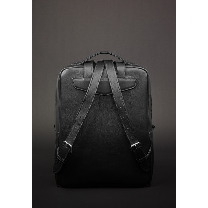 Кожаный рюкзак BlankNote COOPER черный BN-BAG-19-noir – Фото 2