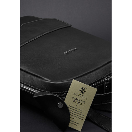 Кожаный рюкзак BlankNote COOPER черный BN-BAG-19-noir – Фото 4