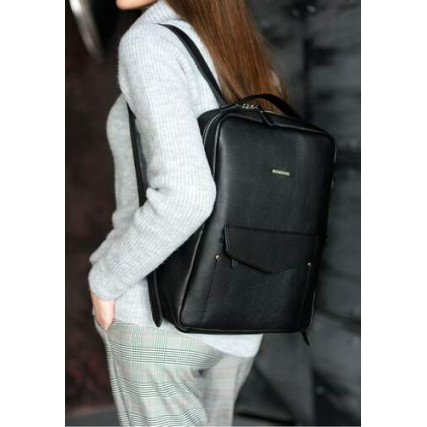 Кожаный рюкзак BlankNote COOPER черный BN-BAG-19-noir – Фото 7