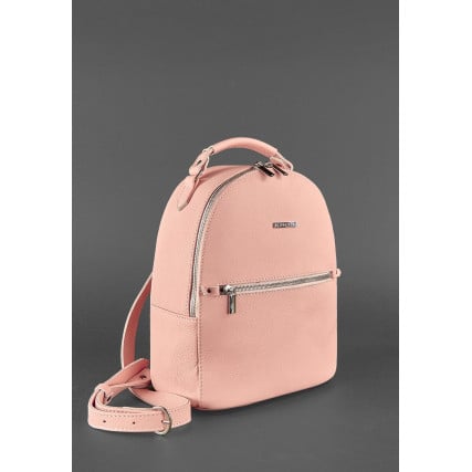 Кожаный розовый рюкзак BlankNote Kylie BN-BAG-22-barbi – Фото 1
