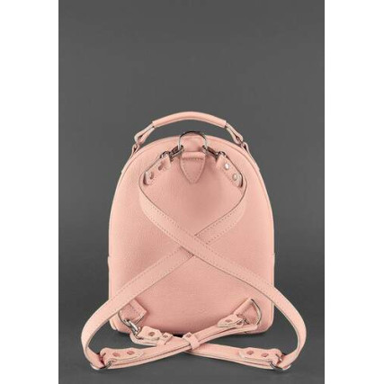Кожаный розовый рюкзак BlankNote Kylie BN-BAG-22-barbi – Фото 3