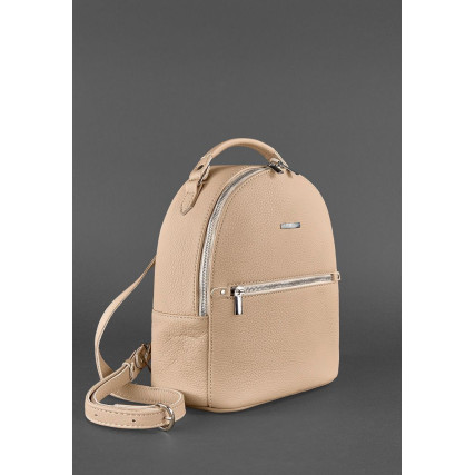 Кожаный рюкзак BlankNote Kylie крем-брюле BN-BAG-22-crem-brule – Фото 1