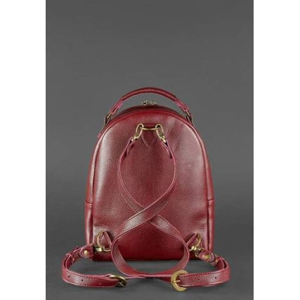 Кожаный рюкзак BlankNote Kylie марсала BN-BAG-22-marsala – Фото 3