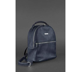 Кожаный женский рюкзак BlankNote Kylie синий BN-BAG-22-navy