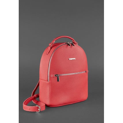 Кожаный рюкзак BlankNote Kylie красный BN-BAG-22-rubin – Фото 1