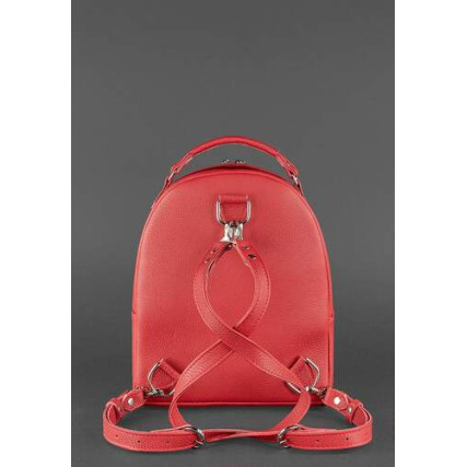 Кожаный рюкзак BlankNote Kylie красный BN-BAG-22-rubin – Фото 4