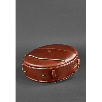 Круглая сумка-рюкзак BlankNote MAXI Коньяк BN-BAG-30-k – Фото 3