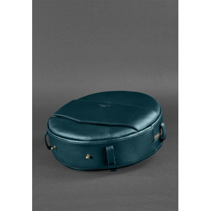 Круглая сумка-рюкзак BlankNote MAXI Малахит BN-BAG-30-malachite – Фото 3