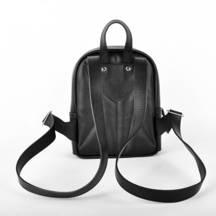 Кожаный черный рюкзак JIZUZ Carbon mini – Фото 4